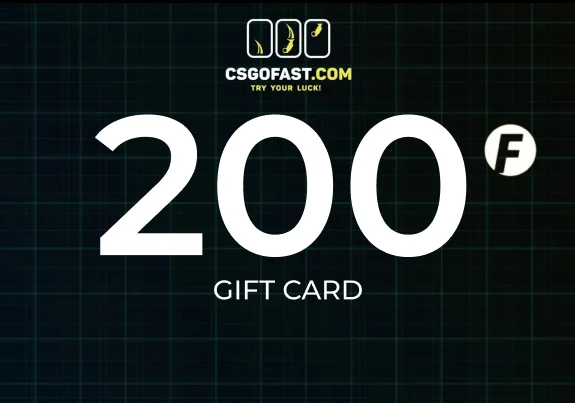 CSGOFAST Gift Card 200 Fast Coins Key - ROW
